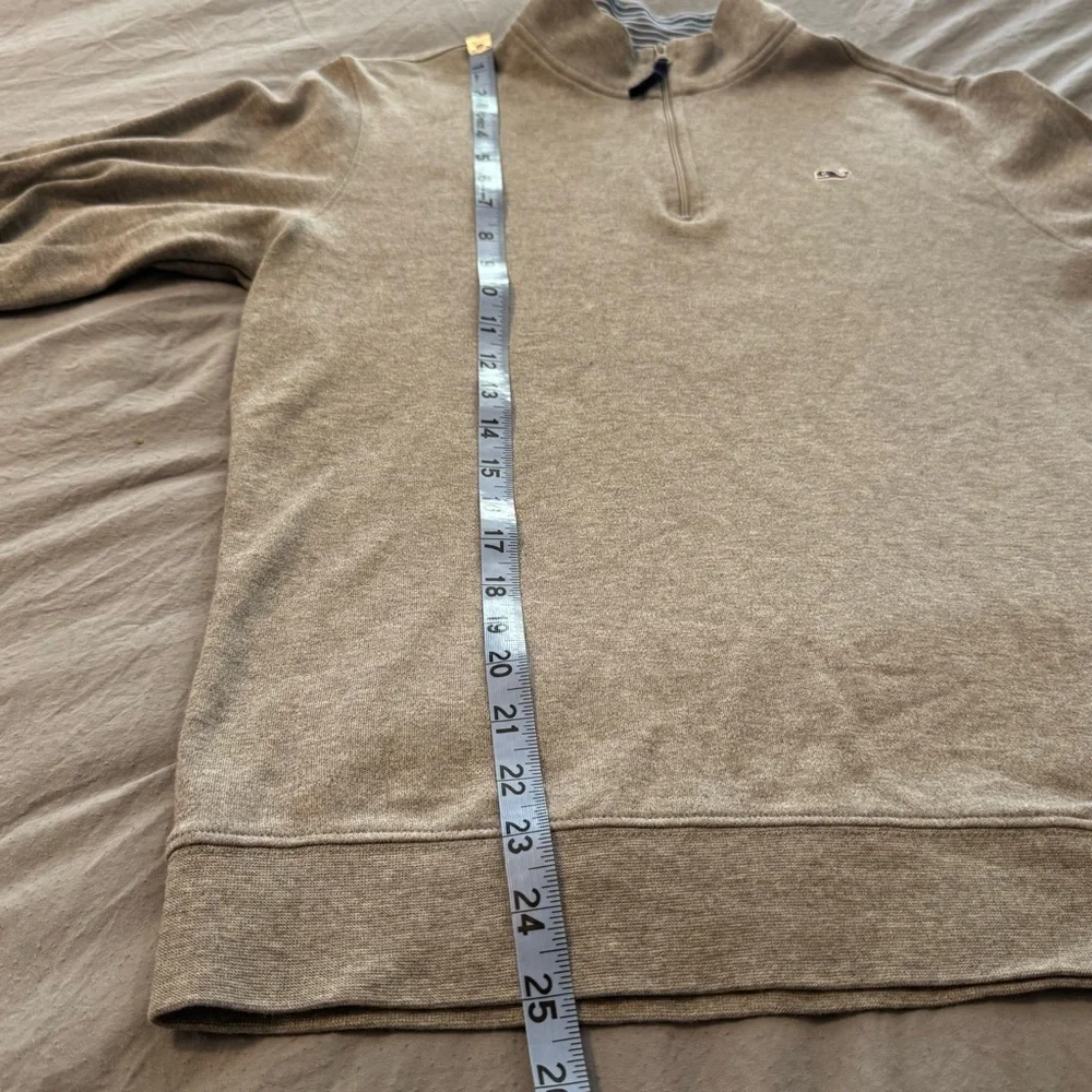Vineyard Vines Pima Cotton 1/4 Zip Pullover‎ Sweatshirt Youth Size XL (20) Gray